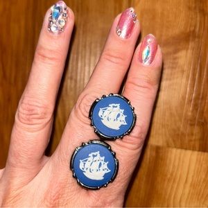 Vintage Wedgwood England Cameo Cufflinks